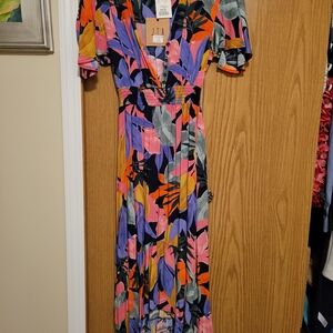 Multicolor Floral Maxi Dress